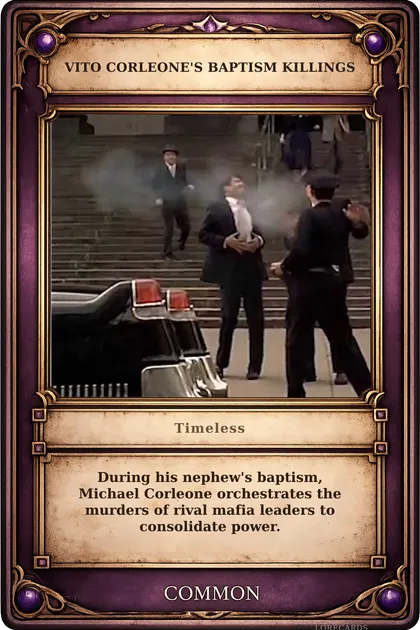 Vito Corleone's Baptism Killings