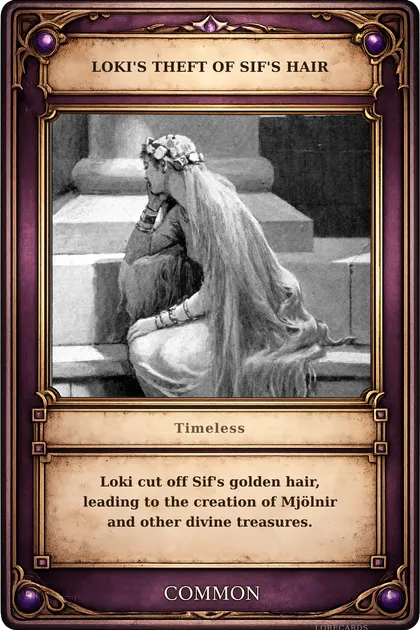 Loki's Theft of Sif's Hair
