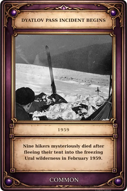 Dyatlov Pass Incident Begins