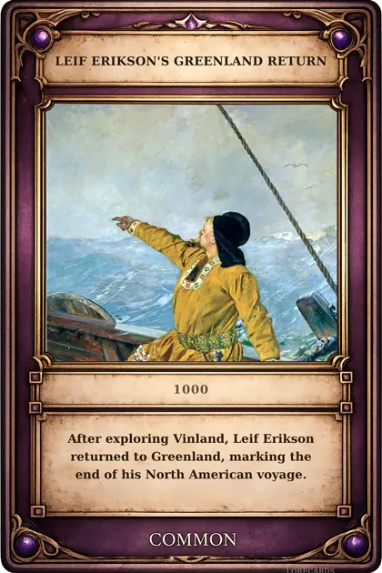 Leif Erikson's Greenland Return