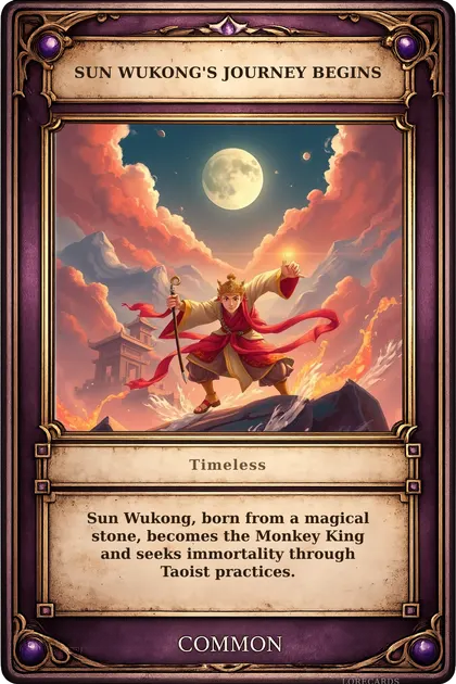 Sun Wukong's Journey Begins