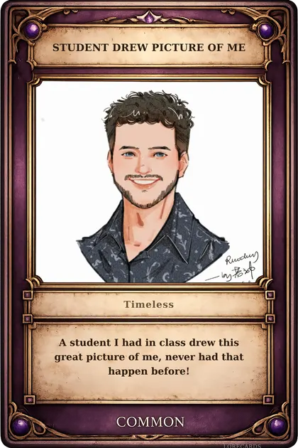 Student Drew Picture of Me