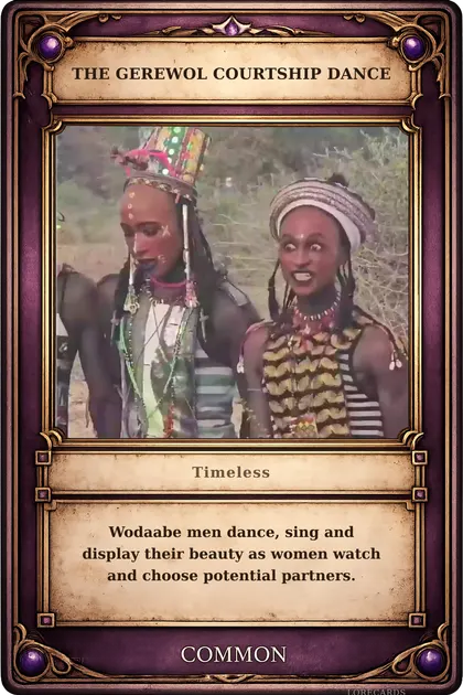 The Gerewol Courtship Dance