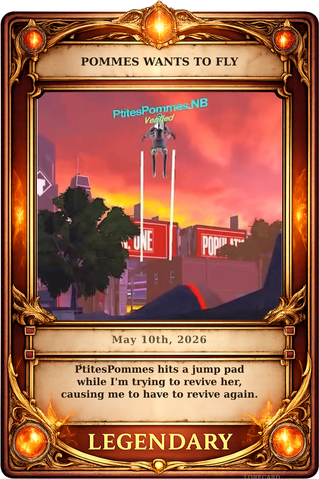 Pommes Wants to Fly - Legendary