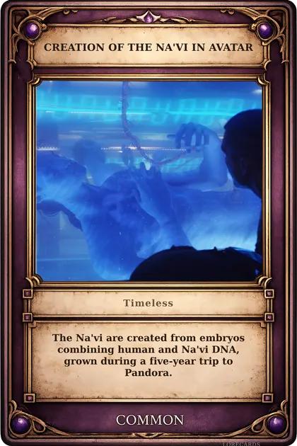 Creation of the Na'vi in Avatar
