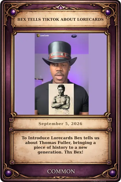 Bex tells TikTok about Lorecards