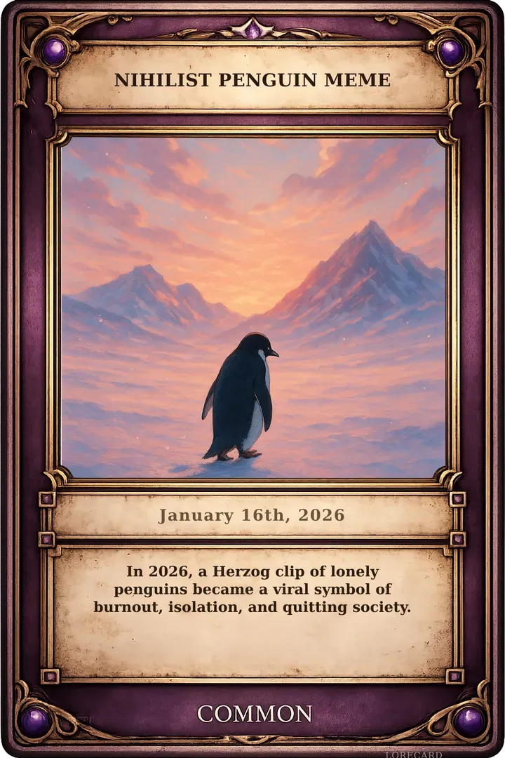 Nihilist Penguin Meme - Common