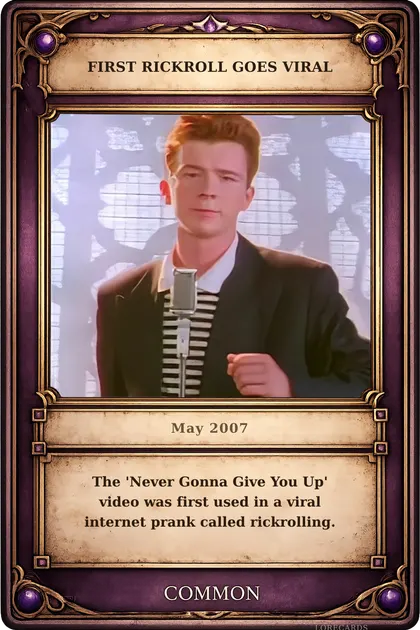 First Rickroll Goes Viral
