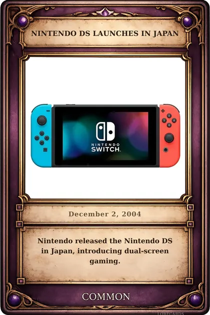Nintendo DS Launches in Japan
