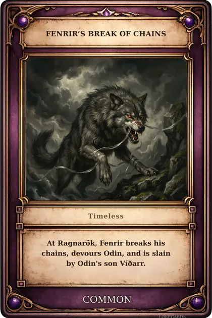 Fenrir’s Break of Chains
