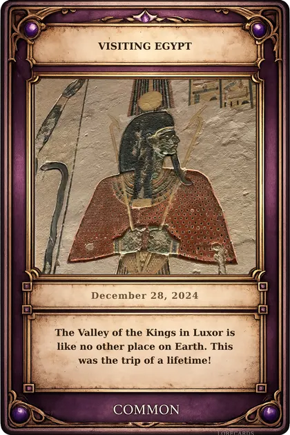 Visiting Egypt