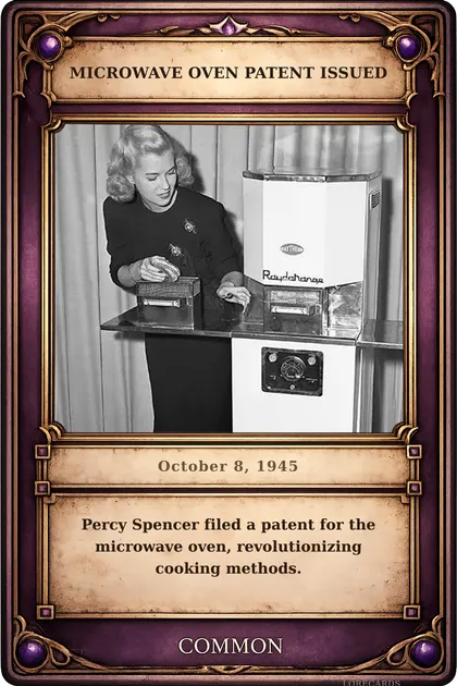Microwave Oven Patent Issued