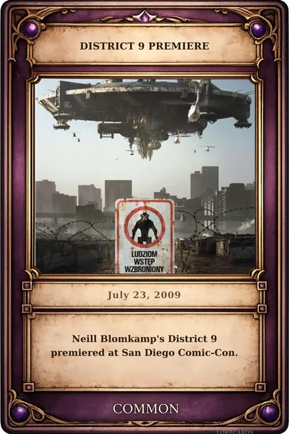 District 9 Premiere