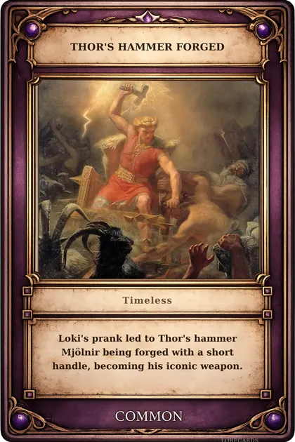Thor's Hammer Forged