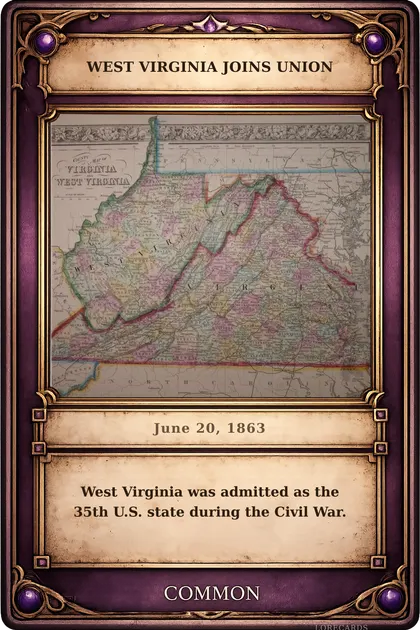 West Virginia Joins Union