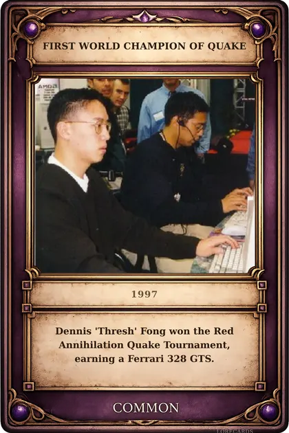 First World Champion of Quake