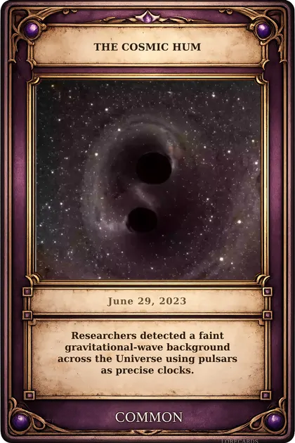 The Cosmic Hum